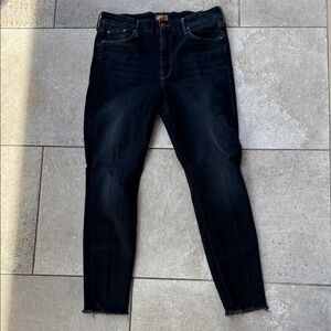 MOTHER Women's Dark Blue Skinny Jeans